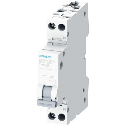 Brandschutzschalter AFDD+LS B10, 2pol, 230V, 1TE Siemens 5SV6016-6KK10